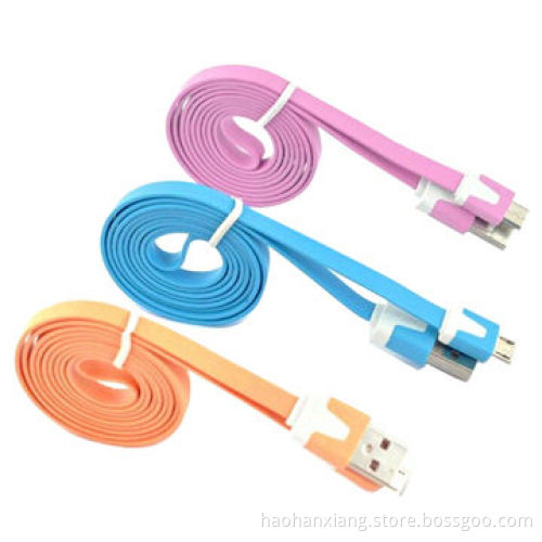 PVC USB Cable for Samsung/HTC/Blackberry